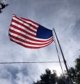 Colors flying proudly on     Owls Head